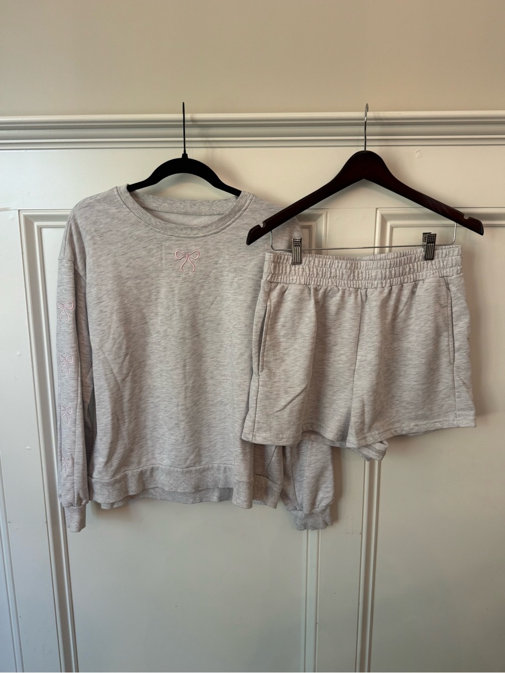 Boutique Women's Lounge Sweatshirt & Shorts Set